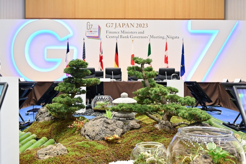 G７財務大臣・中央銀行総裁 新潟会合本会議場の写真