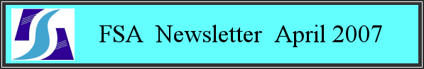 FSA Newsletter April 2007