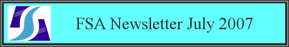 FSA Newsletter July 2007
