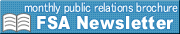 the monthly public relations brochure FSA Newsletter
