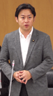 ７月30日　財務局長会議にて挨拶する福岡大臣政務官
