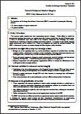 Towards Enhanced Market Integrity�]SESC�fs Policy Statement for the 7th Term*�]