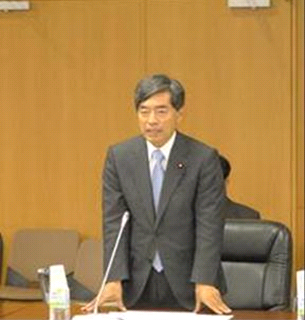 財務局長会議にて挨拶する寺田副大臣（1月31日）