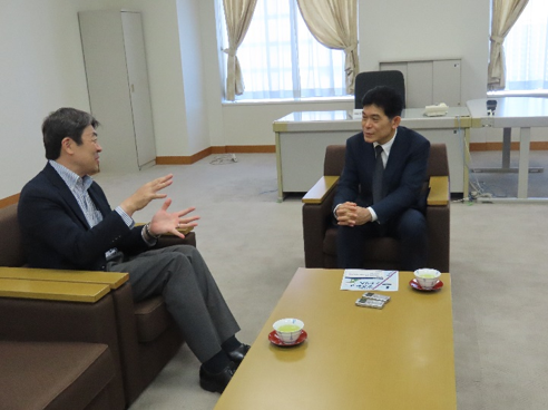 柳川金融研究センター長就任インタビューの模様