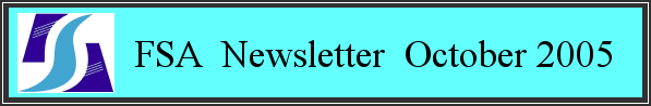 FSA Newsletter October 2005