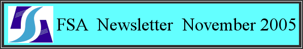 FSA Newsletter November 2005