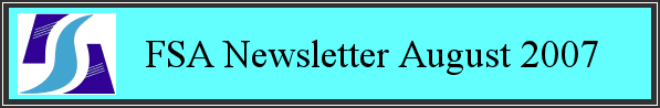 FSA Newsletter August 2007
