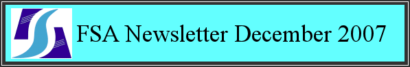 FSA Newsletter December 2007