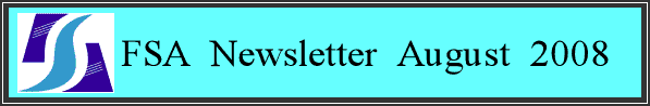 FSA Newsletter August 2008