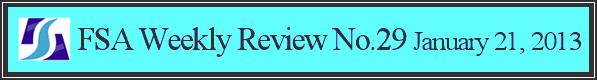 FSA Weekly Review No.29 January 21, 2012
