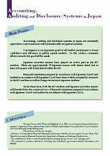 Accounting, Auditing and Disclosure System in Japan 1/3