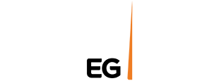 EG Japan株式会社のロゴ。「EG」と記載されている。