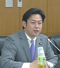 3月4日 年度末金融の円滑化に関する意見交換会にて発言する福岡大臣政務官