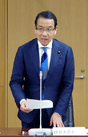 10月28日 企業会計審議会総会にて挨拶する越智大臣政務官