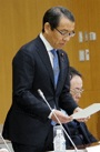 1月26日 財務局長会議にて挨拶する越智副大臣