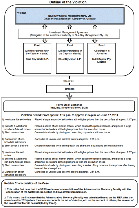 Outline of the Violation