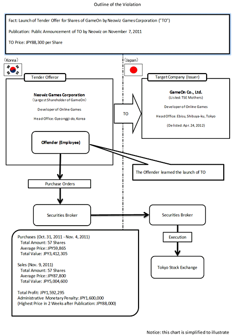 Outline of the Violation